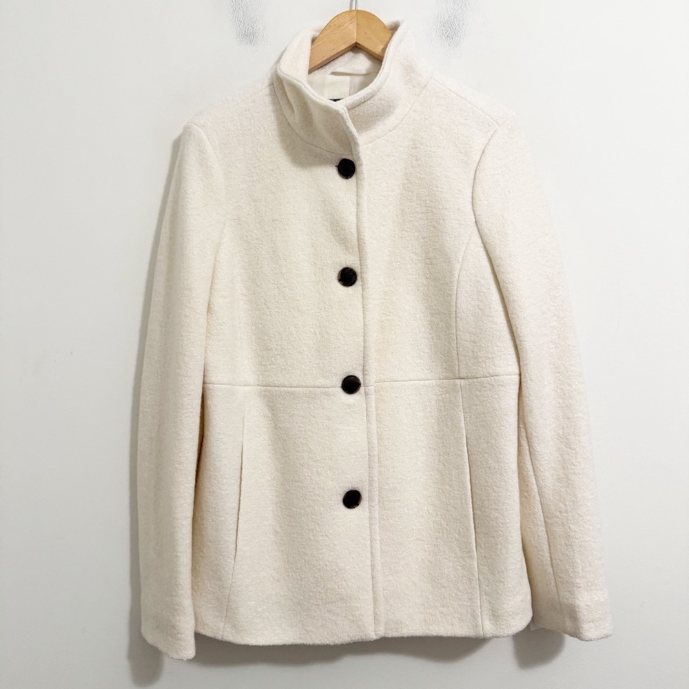 Lands’ End Boiled Wool Coat Jacket